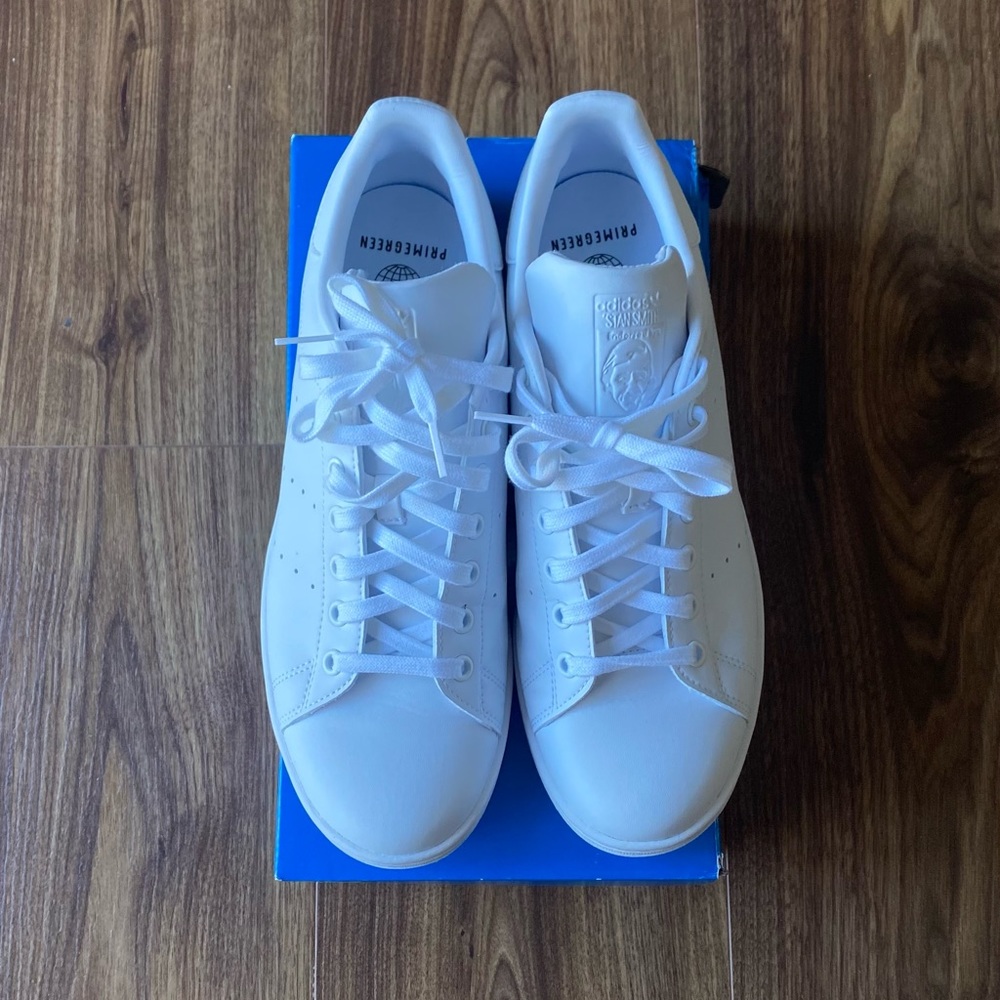 White Adidas Stan Smith Size 10 Worn Once